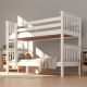 Etagenbett Sven 90x200 aus massiver Buche – stabiles Stockbett für Kinderzimmer