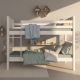 Etagenbett Sven 90x200 aus massiver Buche – stabiles Stockbett für Kinderzimmer