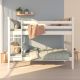 Etagenbett Sven 90x200 aus massiver Buche – stabiles Stockbett für Kinderzimmer