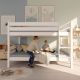 Etagenbett Frederik 90x200 aus massiver Buche – stabiles Stockbett für Kinderzimmer