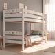 Etagenbett Frederik 90x200 aus massiver Buche – stabiles Stockbett für Kinderzimmer