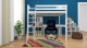 Hochbett CHRISTIAN Weiß lackiert 140x200 – Moderne Kinderzimmerlösung