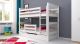 Etagenbett / Stockbett SVEN inkl. Bettkasten und Rausfallschutz. Buche Massiv Vollholz 