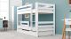 Etagenbett / Stockbett RICKY inkl. Bettkasten und Rausfallschutz. Buche Massiv Vollholz 